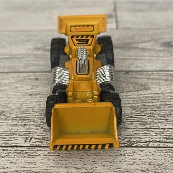 2013 Mattel Hot Wheels Speed Dozer HW City BJF58 Loose Made In Indonesia Yellow - Picture 2 of 7
